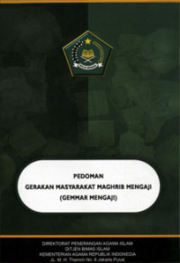 Pedoman Gerakan Masyarakat Maghrib Mengaji (Gemmar Mengaji)