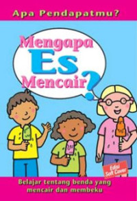 Mengapa Es Mencair?