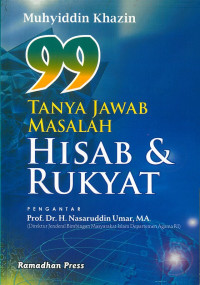 Image of 99 Tanya Jawab Masalah Hisab Rukyat